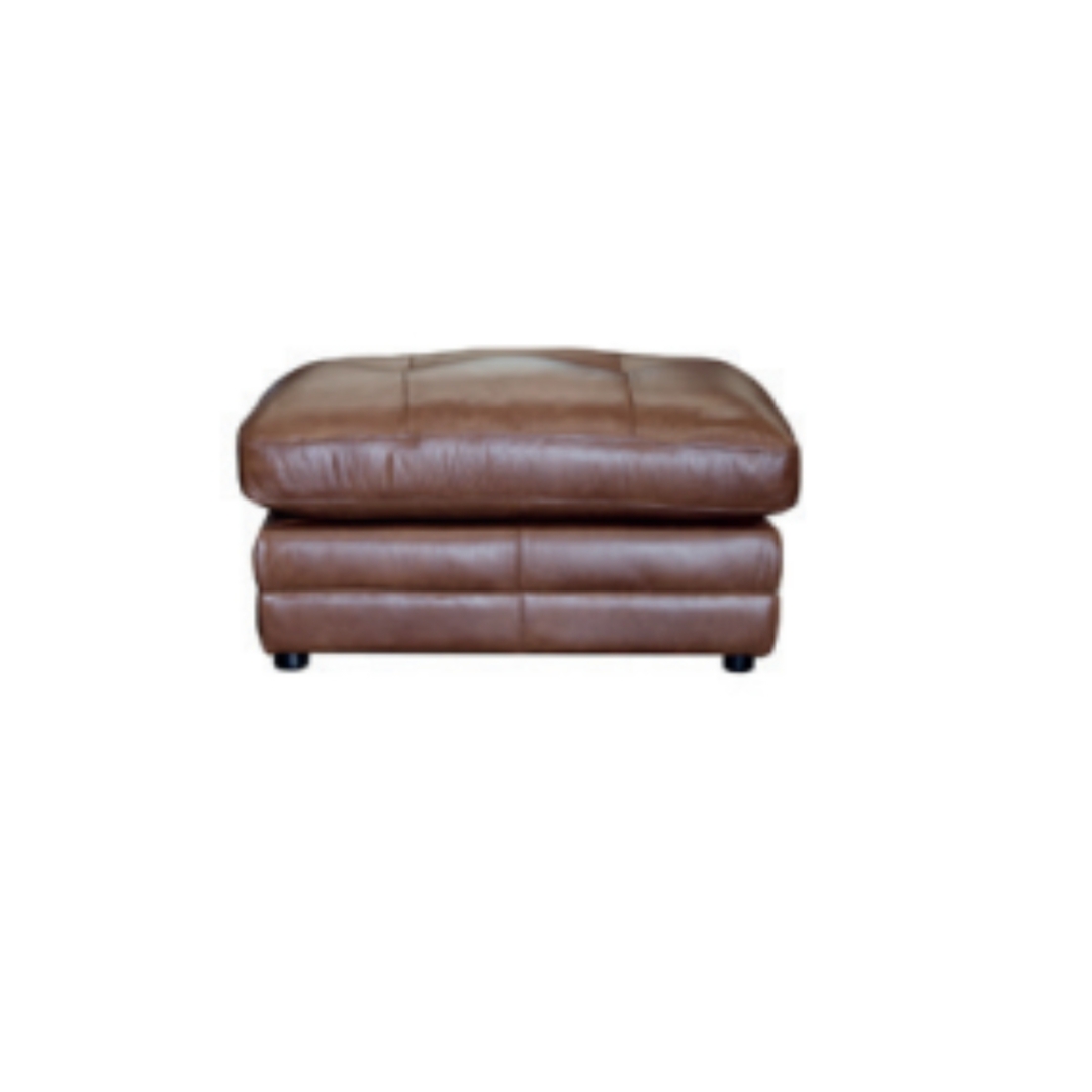 A&J Bailey Leather Footstool image 0